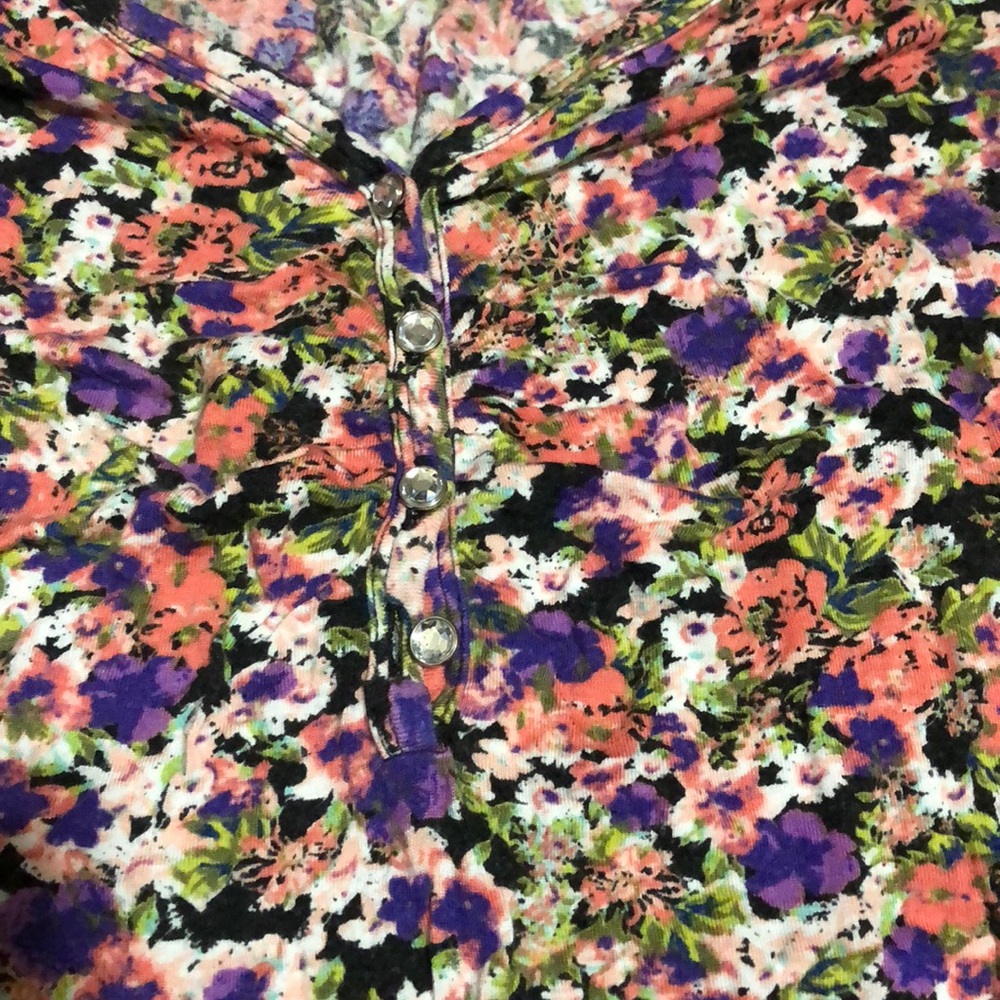 Candie’s Floral top XS